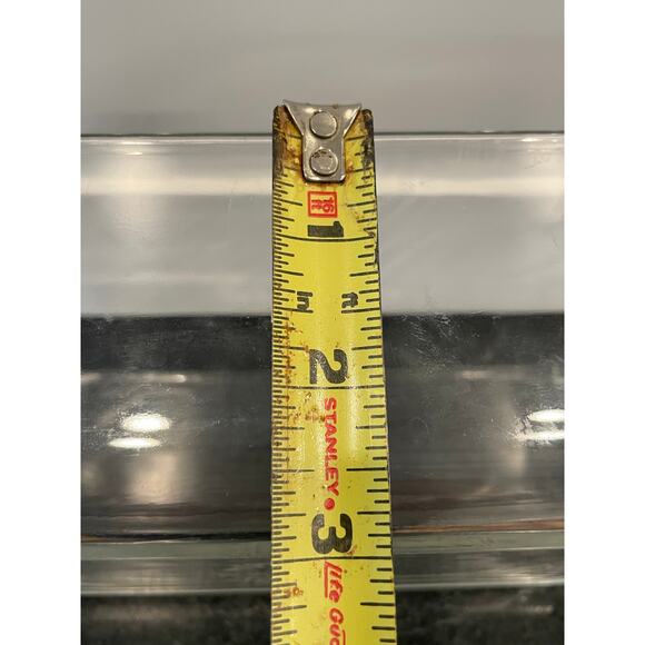 VTG Pyrex clear glass loaf pan 1950's - 1960's - Picture 3 of 9